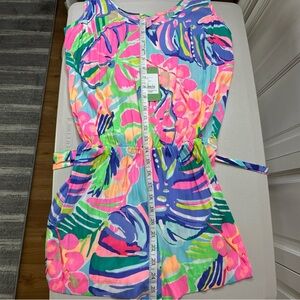 NEW 🩷 Lilly Pulitzer Multicolor Rina Romper Rare Size Medium
